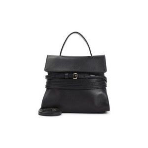 Moschino Structured Black Nappa Leather Handbag - NWT